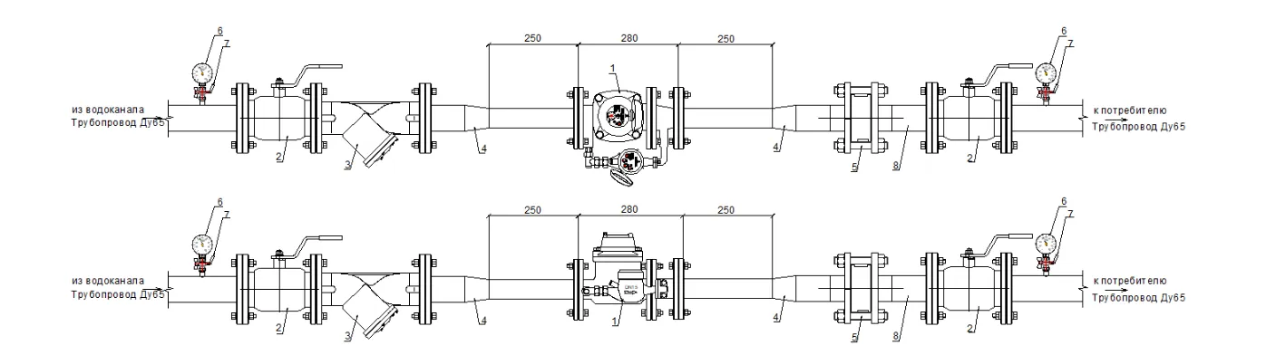 Монтажная схема СТВК-2 50\15 ДГ