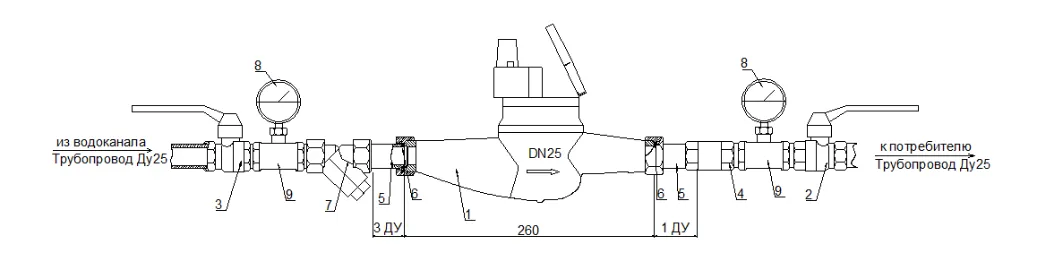 Монтажная схема ВСКМ 90-25 ДГ