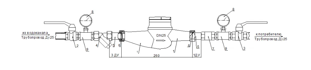 Монтажная схема ВСКМ 90-25