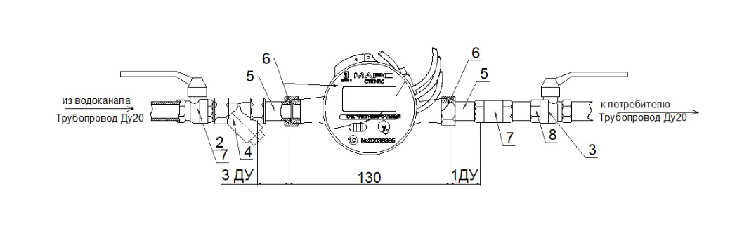 Монтажная схема СТК МАРС NEO-20