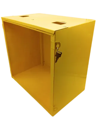 Шкаф для для счетчика газа ШС-10 без задней стенки (желтый)