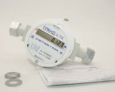 Счетчик газа ГРАНД 4 ТК м3 Ду 25 190 мм