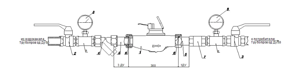 Домовые счётчики Decast