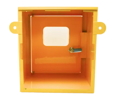 Шкаф для для счетчика газа ШС 110 (желтый) Дверь