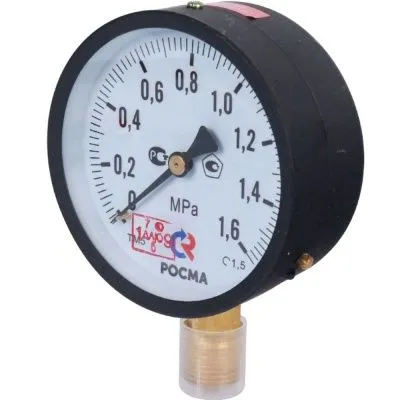 ТМ-510Р.02(0-0,4MPa)M20x1,5.1,5.IP54МАНОМЕТР общетехнический 100мм, Тип - ТМ-510Р, радиальное прис