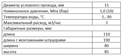 Счетчик воды СВК 15 GERRIDA