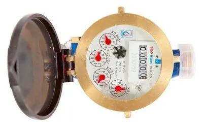Счетчик воды мокроходный одноструйный ЭКО НОМ МСВО-15 mini +КМЧ
