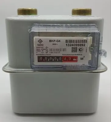 Счетчик газа ВКР G-4 правый Счетчик газа ВКР G-4 правый