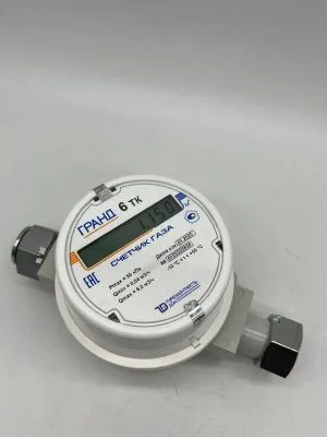 Счетчик газа ГРАНД 6 ТК Ду 25 (190мм)