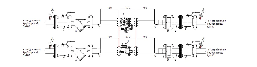 Монтажная схема СТВК-2 80\20 ДГ
