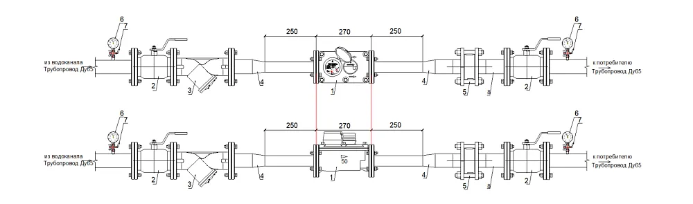 Монтажная схема СТВК-1 50\15 ДГ