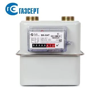 Счетчик газа ВК-G4 V1.2 левый