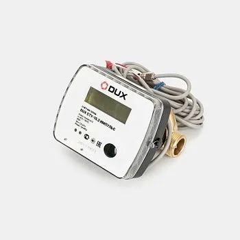 Теплосчетчик ультразвуковой DUX СТУ-15,2-110 (латунь), Qn-1,5 м3/ч, ИМПУЛЬС