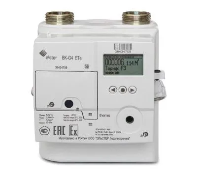 Счетчик газа ВК themis - G4 EТe левый исполнение Н