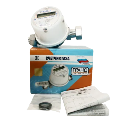 Счетчик газа ГРАНД 4 3\4  Б\К 130 мм Счетчик газа ГРАНД 4 3\4  Б\К 130 мм
