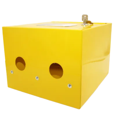 Шкаф для для счетчика газа ШС 110 (желтый) Дверь