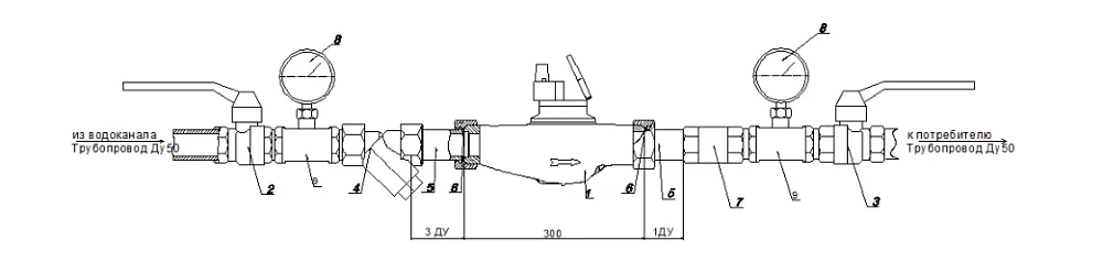  Монтажная схема ВСКМ 90-50