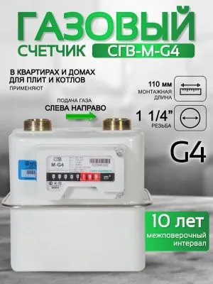 Счетчик газа СГВ-М-G4 LR