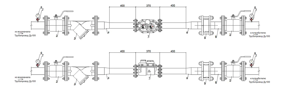 Монтажная схема СТВК-1 80\20 ДГ
