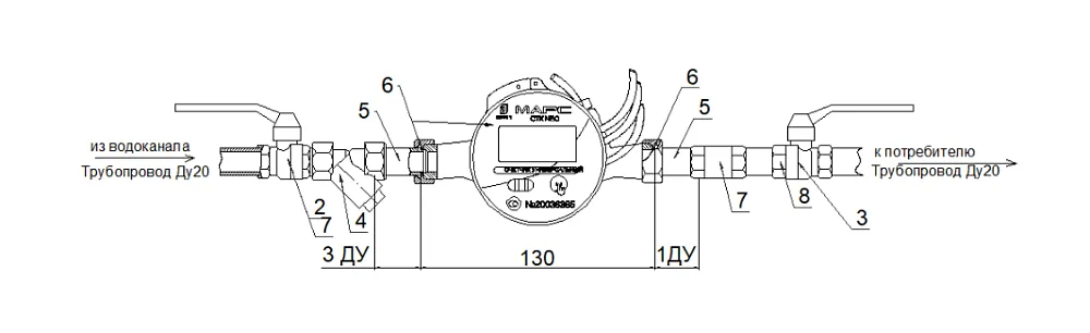 Монтажная схема СТК МАРС NEO-20