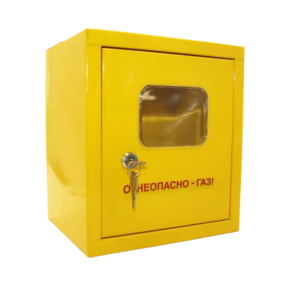 Шкаф для для счетчика газа ШС 110 (желтый) Дверь