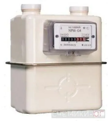Счетчик газа NPM G 4 правый Ду 32 