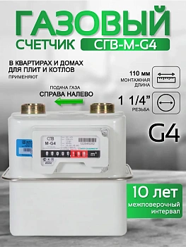 Счетчик газа СГВ-М-G4 RL